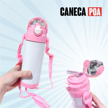 GARRAFA KIDS TERMICA ROSA 500ML