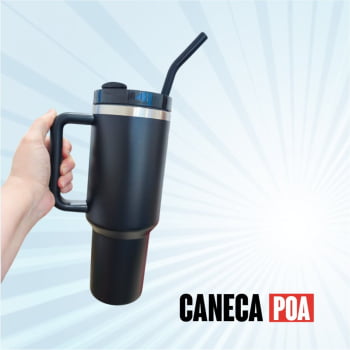 GARRAFA TERMICA 1200ML PRETO