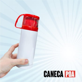 GARRAFA TERMICA DE INOX COM TAMPA 300ml GARRAFA TERMICA DE INOX COM TAMPA 300ml