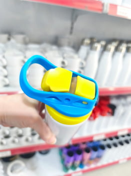 KIDS BRANCO COM TAMPA COLORIDA - 300ML