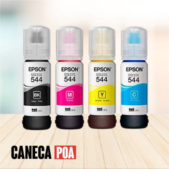 TINTA EPSON 544 - KIT 4 CORES TINTA EPSON 544 - KIT 4 CORES