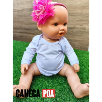BODY BRANCO MANGA LONGA POLIÉSTER - P ao GG