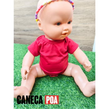 BODY VERMELHO POLIÉSTER - P ao GG
