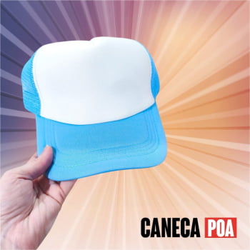 BONÉ SUBLIMÁTICO AZUL BEBE
