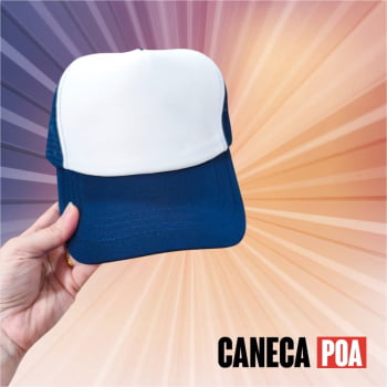 BONÉ SUBLIMÁTICO AZUL MARINHO