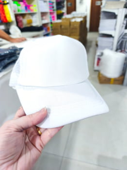BONÉ SUBLIMÁTICO BRANCO
