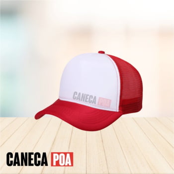 BONÉ SUBLIMÁTICO VERMELHO
