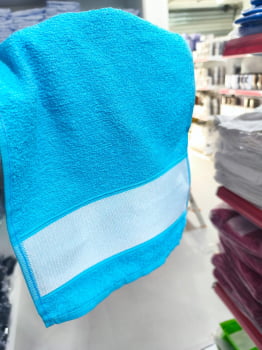 TOALHA LAVABINHO AZUL BEBE