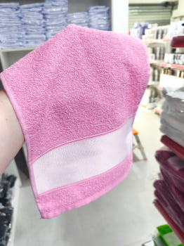TOALHA LAVABINHO ROSA BEBE