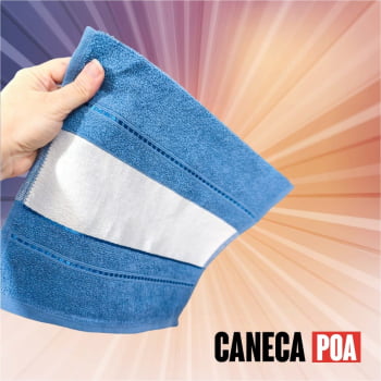 TOALHA LAVABO AZUL JEANS