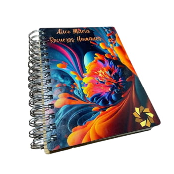AGENDA PERMANENTE COM CAPA MDF