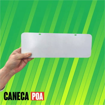 PLACA EM MDF 28X10CM