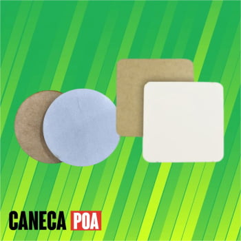 PLACA EM MDF 9x9cm