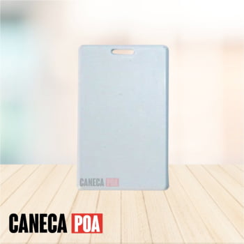 CRACHÁ DE POLÍMERO VERTICAL  - SEM CORDÃO