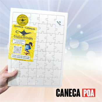QUEBRA CABEÇA SUBLIMÁVEL - 48 PEÇAS