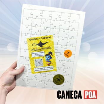 QUEBRA CABEÇA SUBLIMÁVEL - 60 PEÇAS 