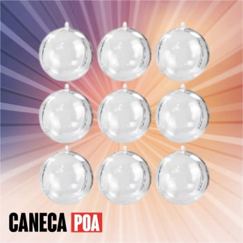 BOLINHA DE ACRÍLICO - Pacote 10 unidades