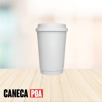 COPOS BUCKS BRANCO COM TAMPA BRANCA