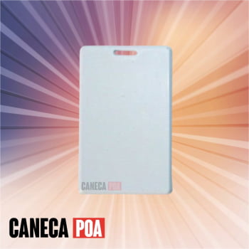 CRACHÁ DE POLÍMERO VERTICAL  - SEM CORDÃO