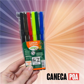 KIT CANETINHAS - 6 CORES