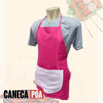 AVENTAL PINK COM BOLSO BRANCO PARA SUBLIMAÇÃO  AVENTAL PINK COM BOLSO BRANCO PARA SUBLIMAÇÃO