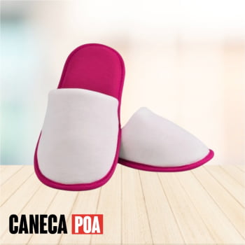 PANTUFA PINK COM BRANCA PANTUFA PINK COM BRANCA