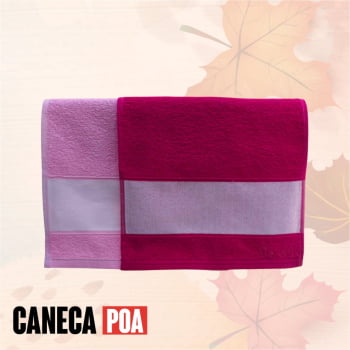 TOALHA LAVABINHO ROSA TOALHA LAVABINHO ROSA