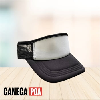 VISEIRA SUBLIMATICA BRANCA COM PRETO VISEIRA SUBLIMATICA BRANCA COM PRETO