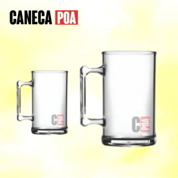 CANECA ACRILICA TRANSPARENTE