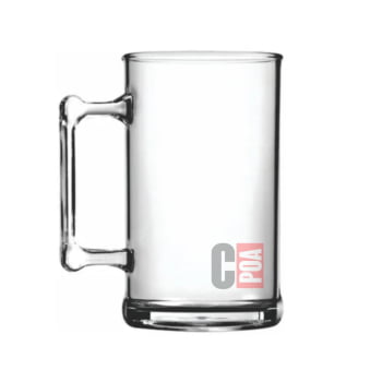 CANECA ACRILICA TRANSPARENTE 450ml